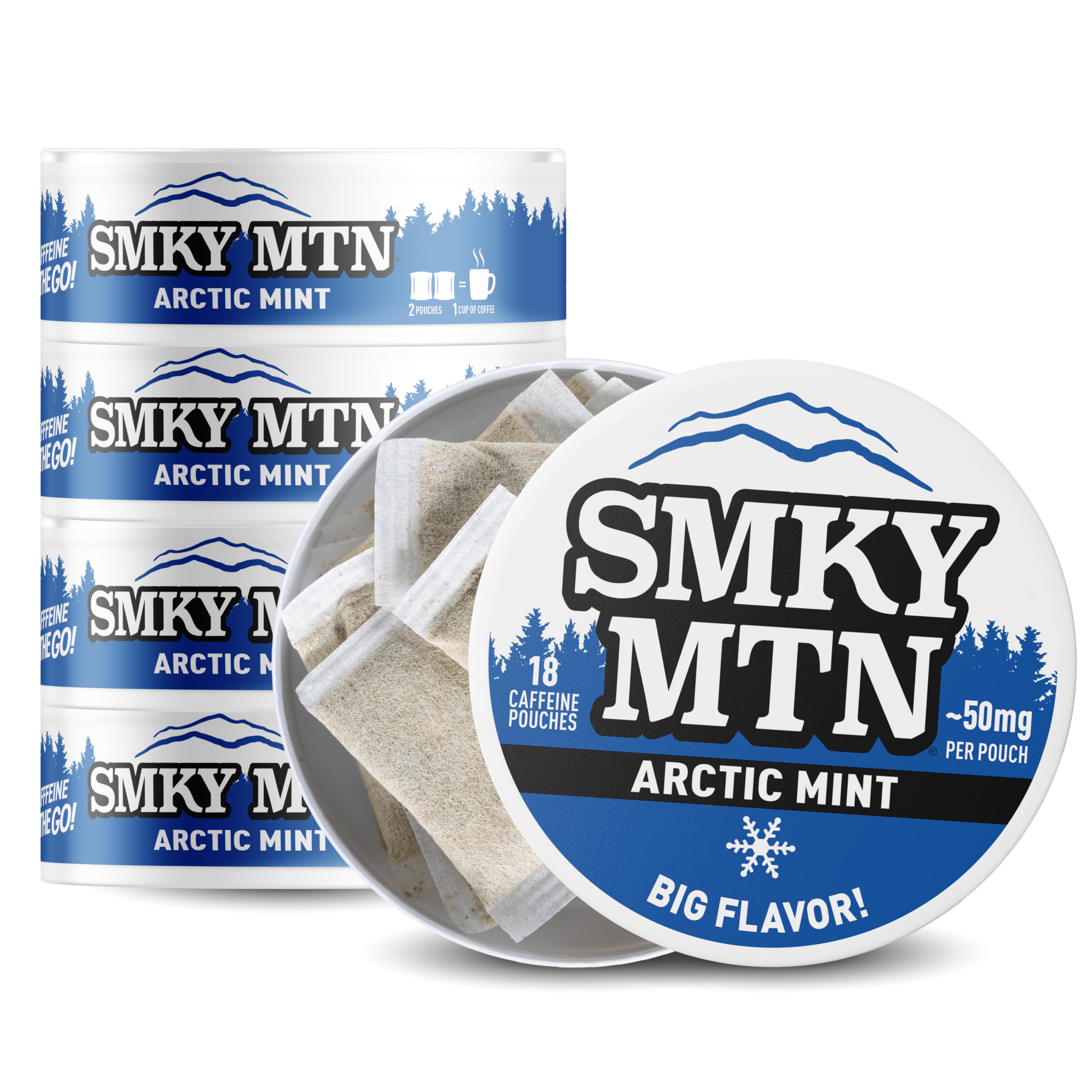 Amazon.com: Smokey Mountain Caffeinated Pouches - Arctic Mint